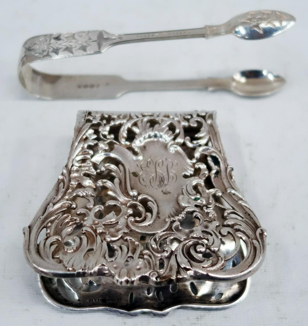 STERLING SERVING TONGS (2) (1 of 1)
