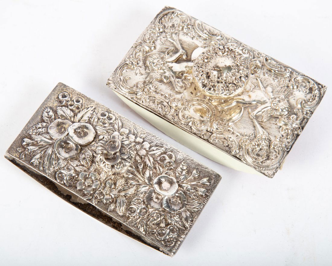 STERLING REPOUSSE INK BLOTTERS (2) (1 of 8)