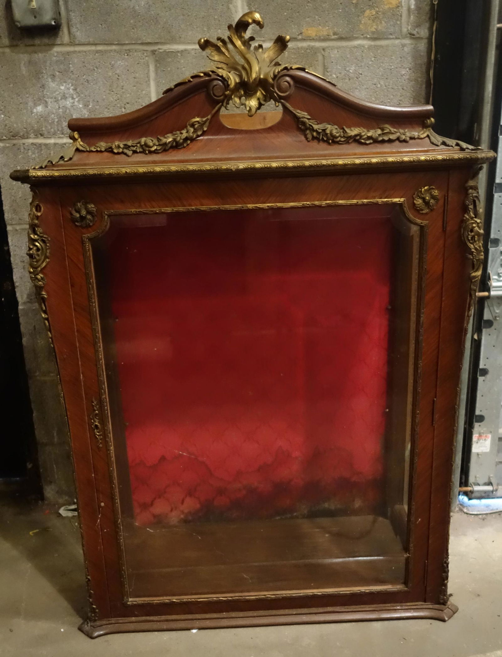 ANTIQUE DISPLAY CABINET (1 of 1)
