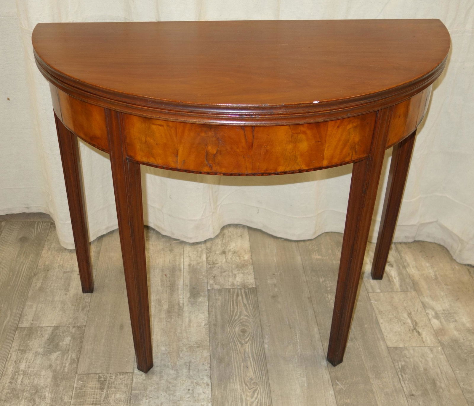 HEPPLEWHITE DEMI LUNE TABLE (1 of 1)