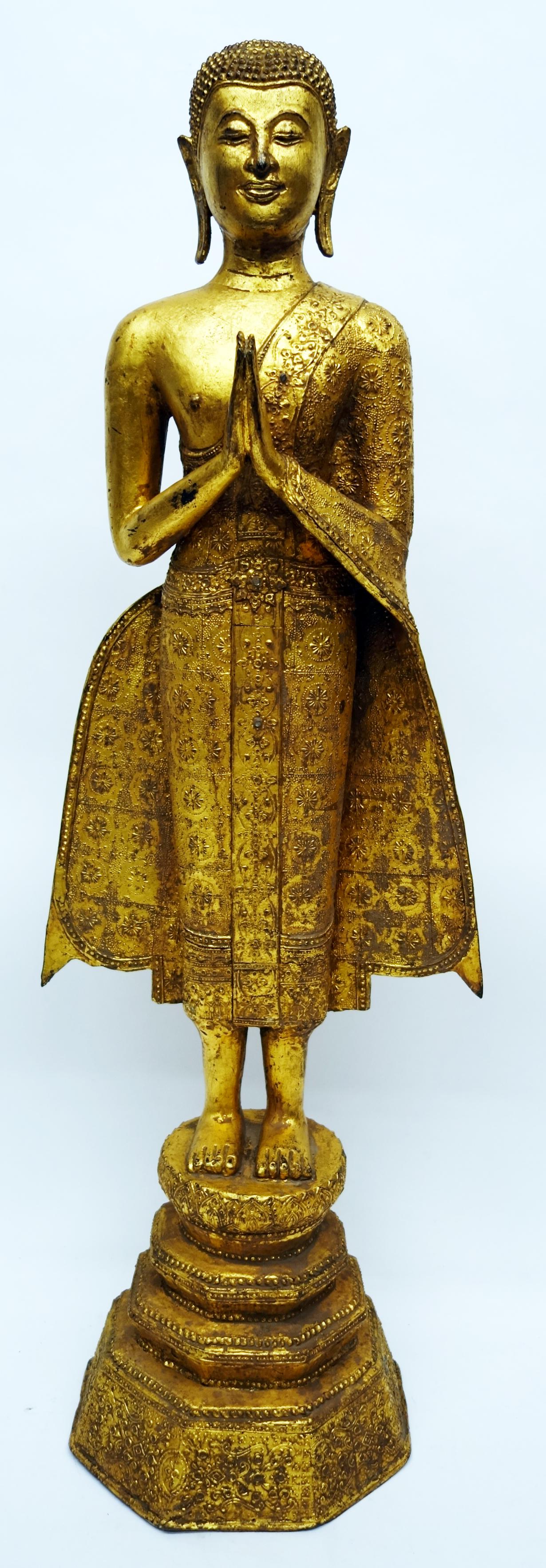 GILT BRONZE HINDU GODDESS (1 of 17)