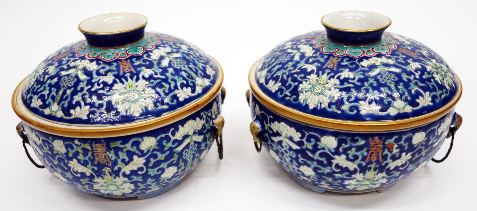 ASIAN FRUIT COOLERS- PAIR (1 of 12)