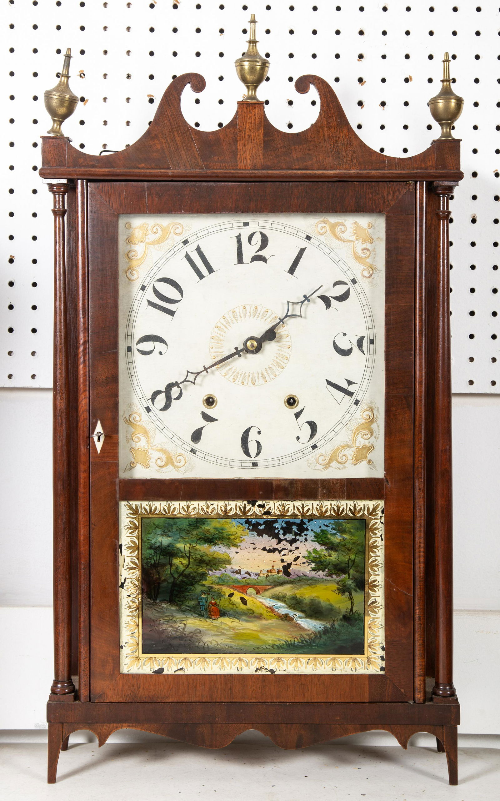 LEAVENWORTH PILLAR AND SCROLL CLOCK (1 of 11)