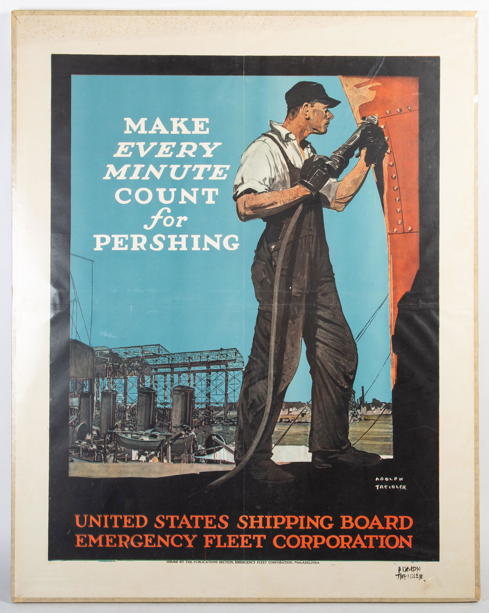 U.S. SHIPPING WAR POSTER (1 of 2)