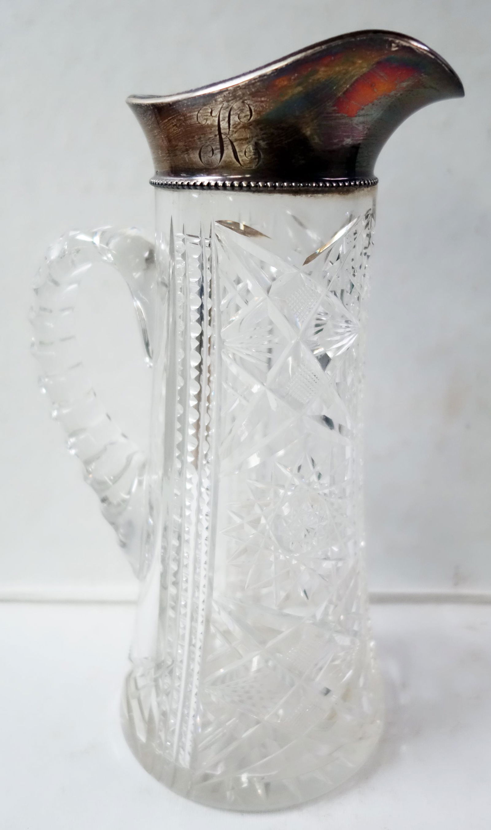 GORHAM STERLING & CRYSTAL PITCHER # 490 (1 of 1)