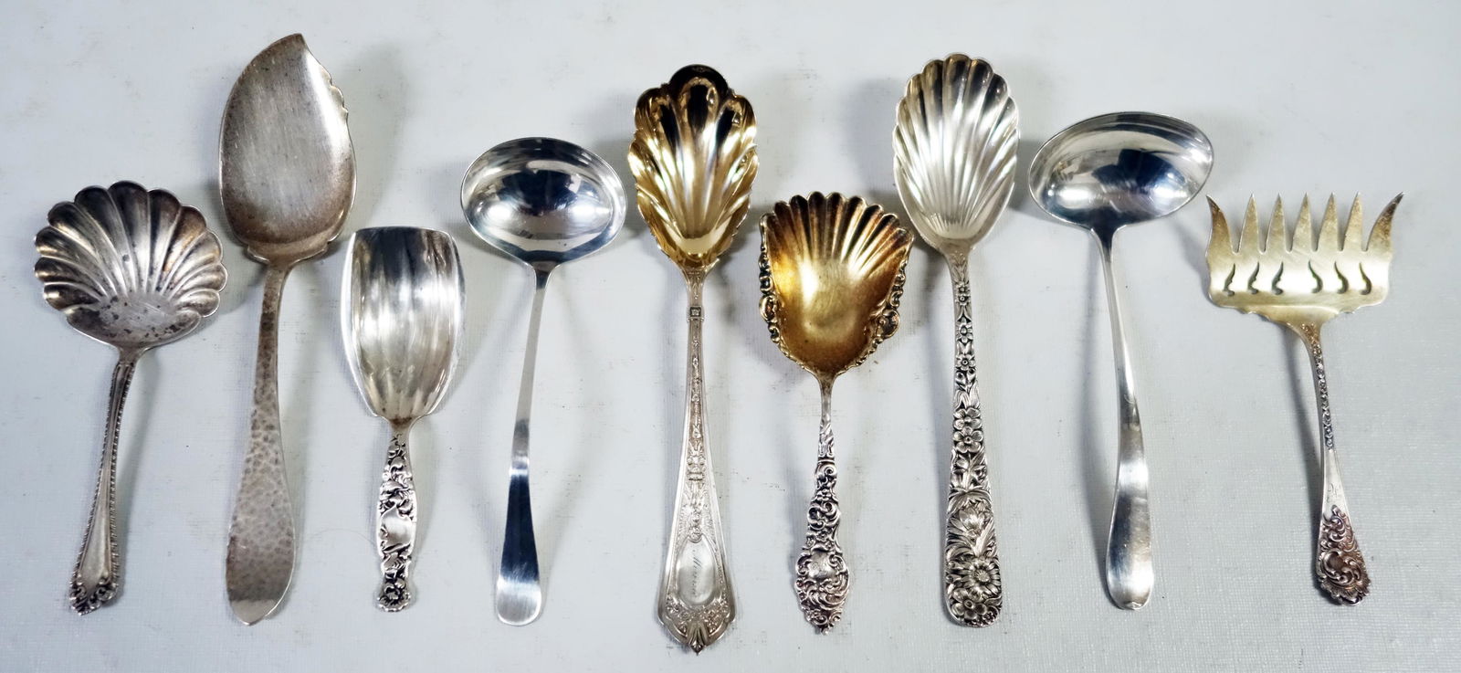 SMALL STERLING SERVICE FLATWARE (1 of 1)