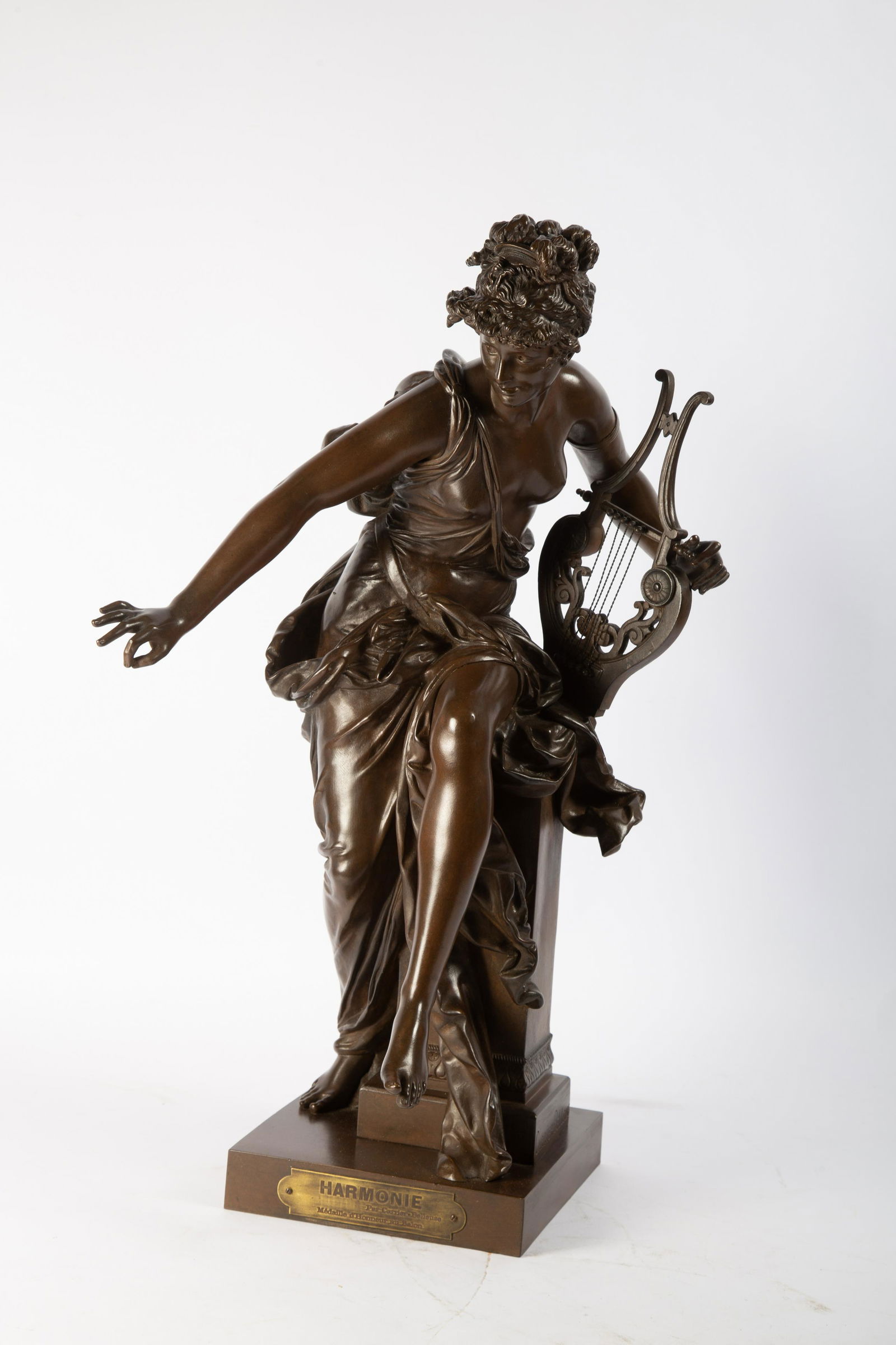 ALBERT ERNEST CARRIEREBELLEUSE BRONZE SCULPTURE (0114) on Dec 16