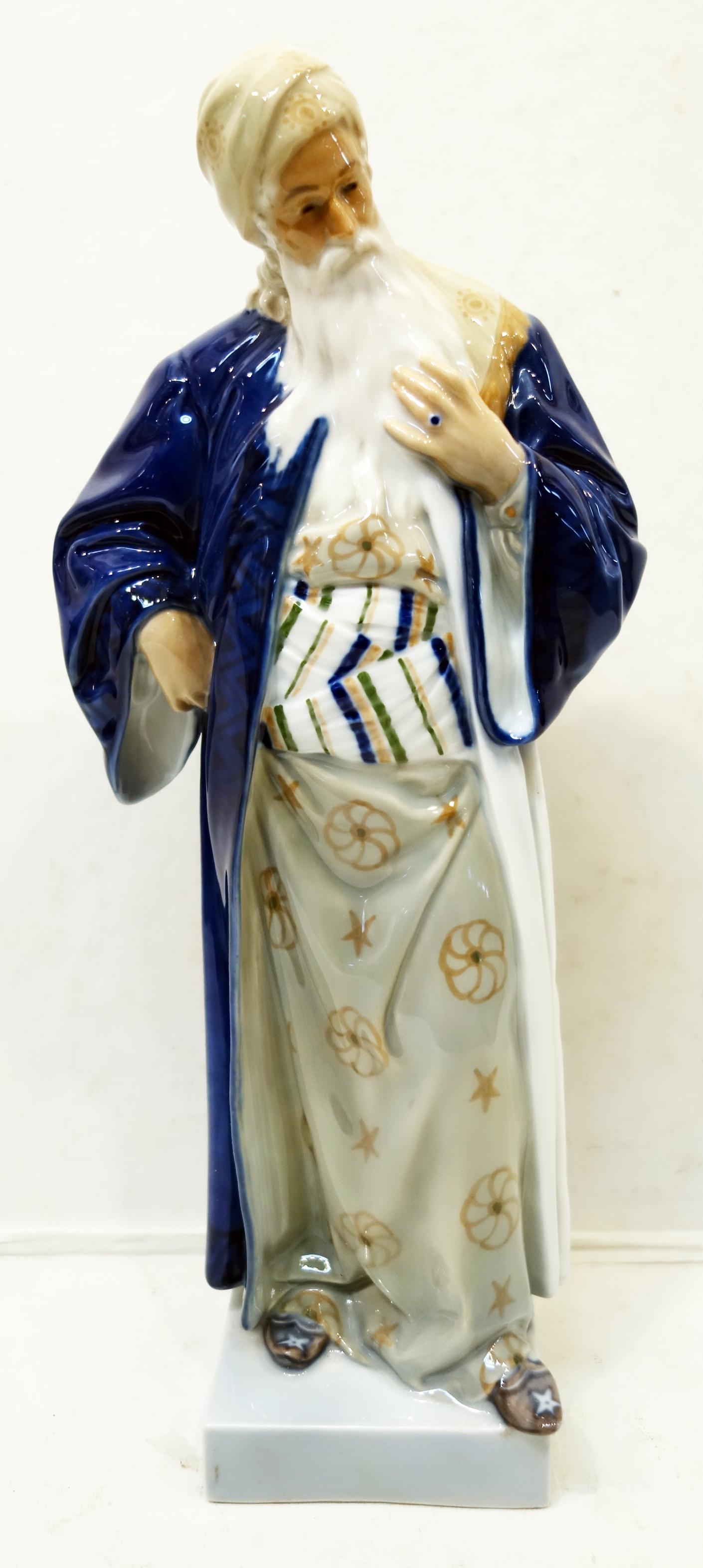 ROYAL COPENHAGEN FIGURINE: Nathan the Wise #1413, 14"
