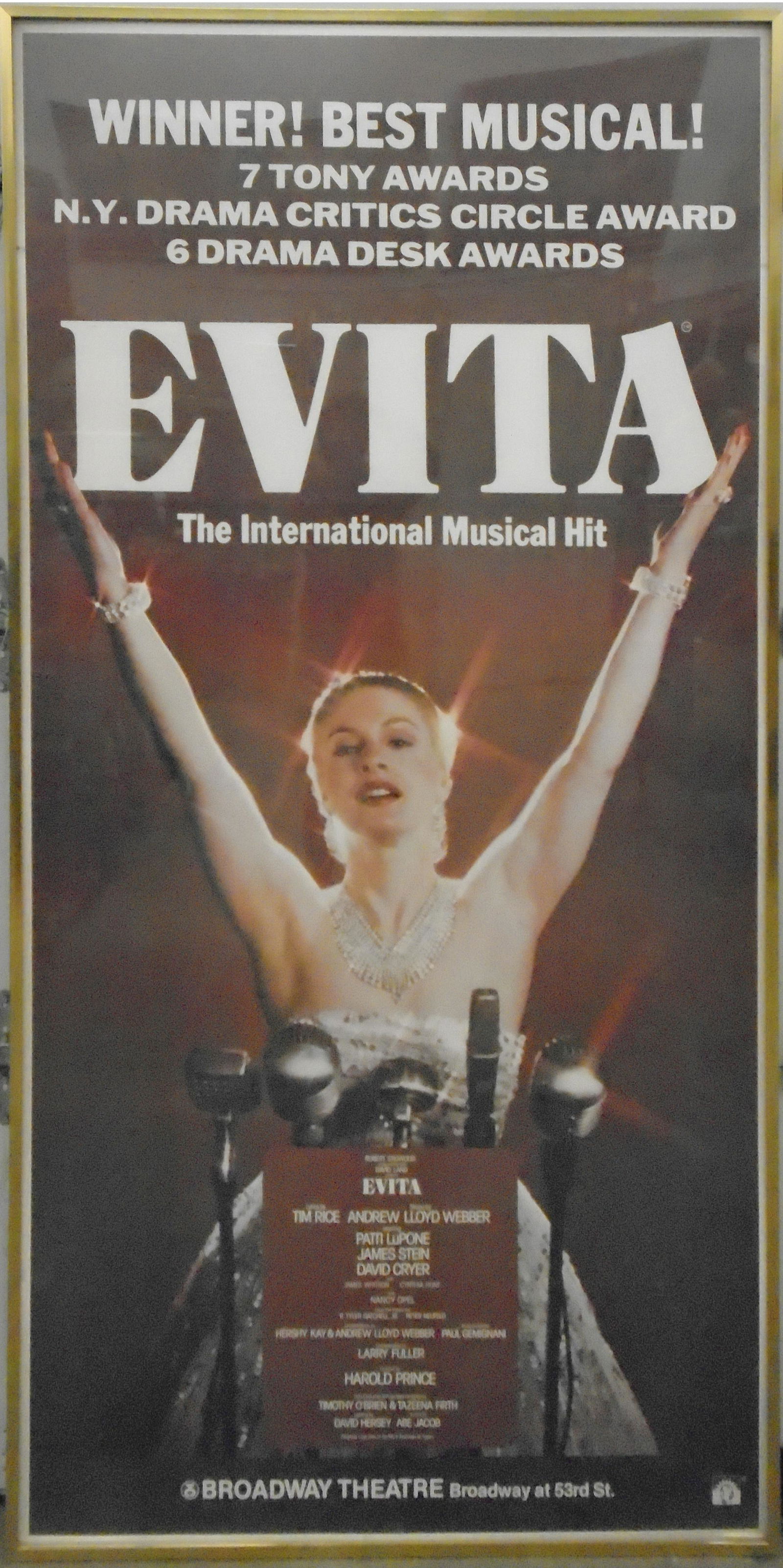 "EVITA" POSTER (1 of 1)
