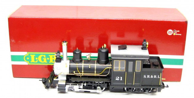 L.G.B. ENGINE #21251: Limited edition G-scale in original box; EX-NM