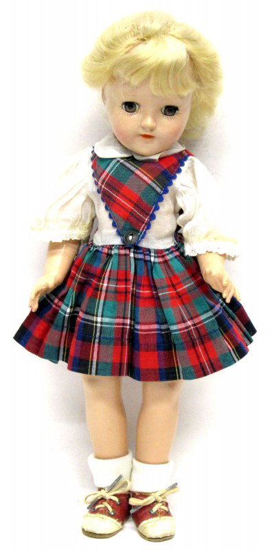 IDEAL DOLL: Molded material; appears to be all original; H-14", VG-EX