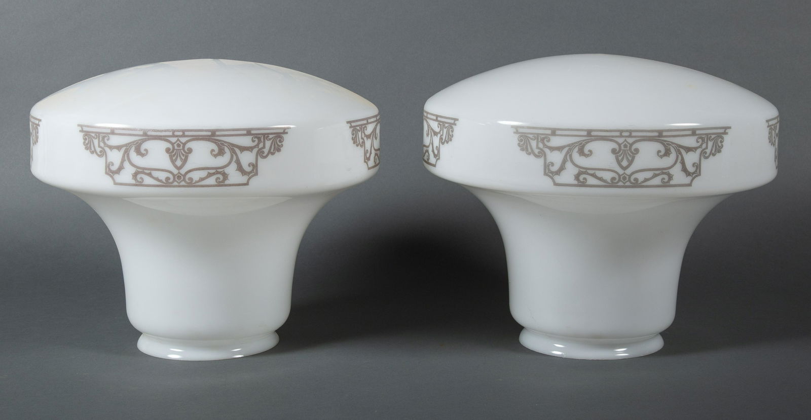 Large Pair of School House or Factory Kayline Ceiling Light Shades (1 of 4)