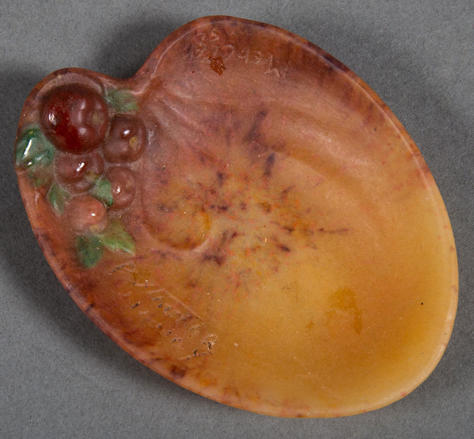 Henri Mercier for Almeric Walter Pate de Verre Art Glass Tray (1 of 6)