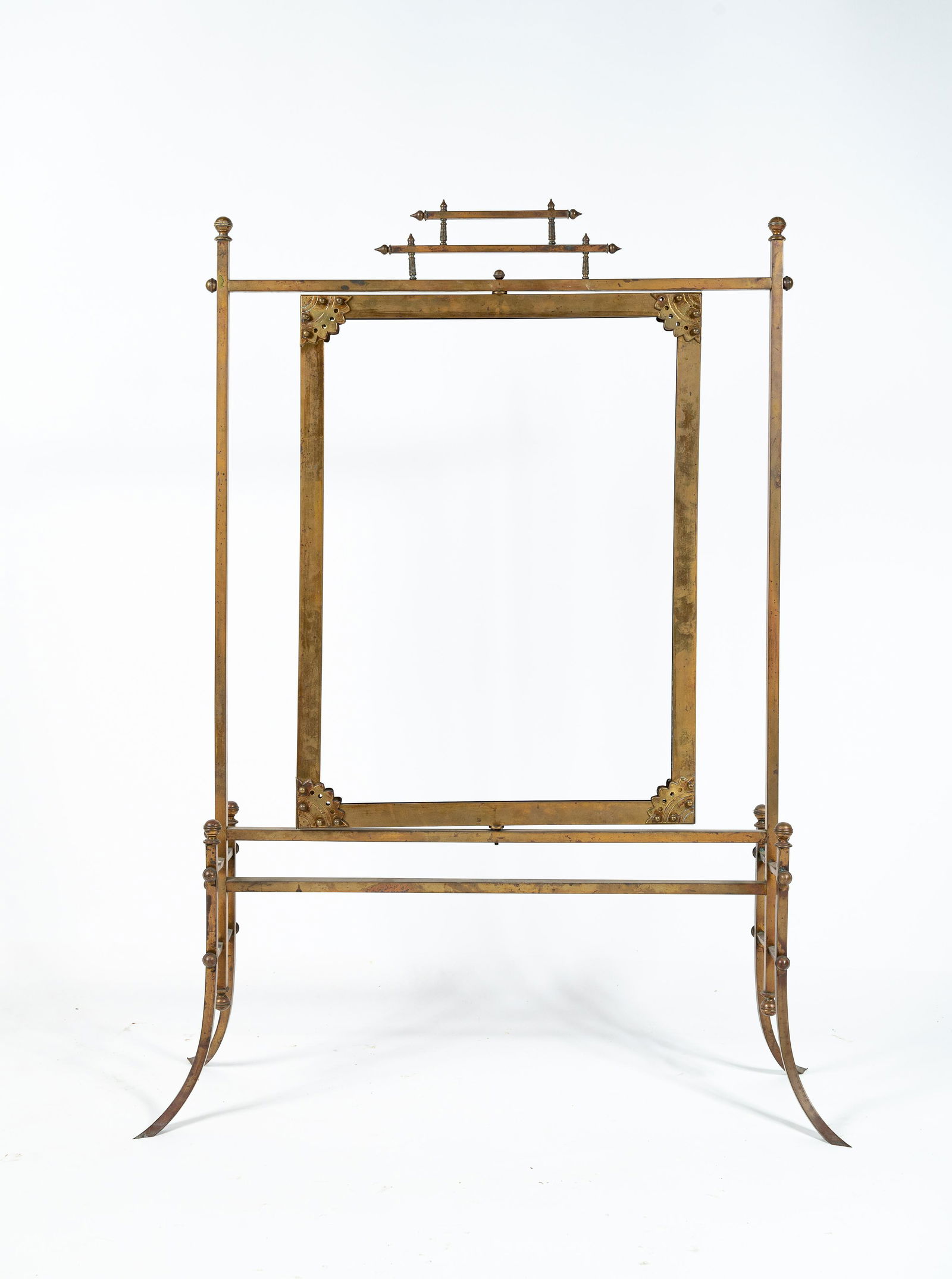 American Aesthetic Movement Brass Fire screen (1 of 8)