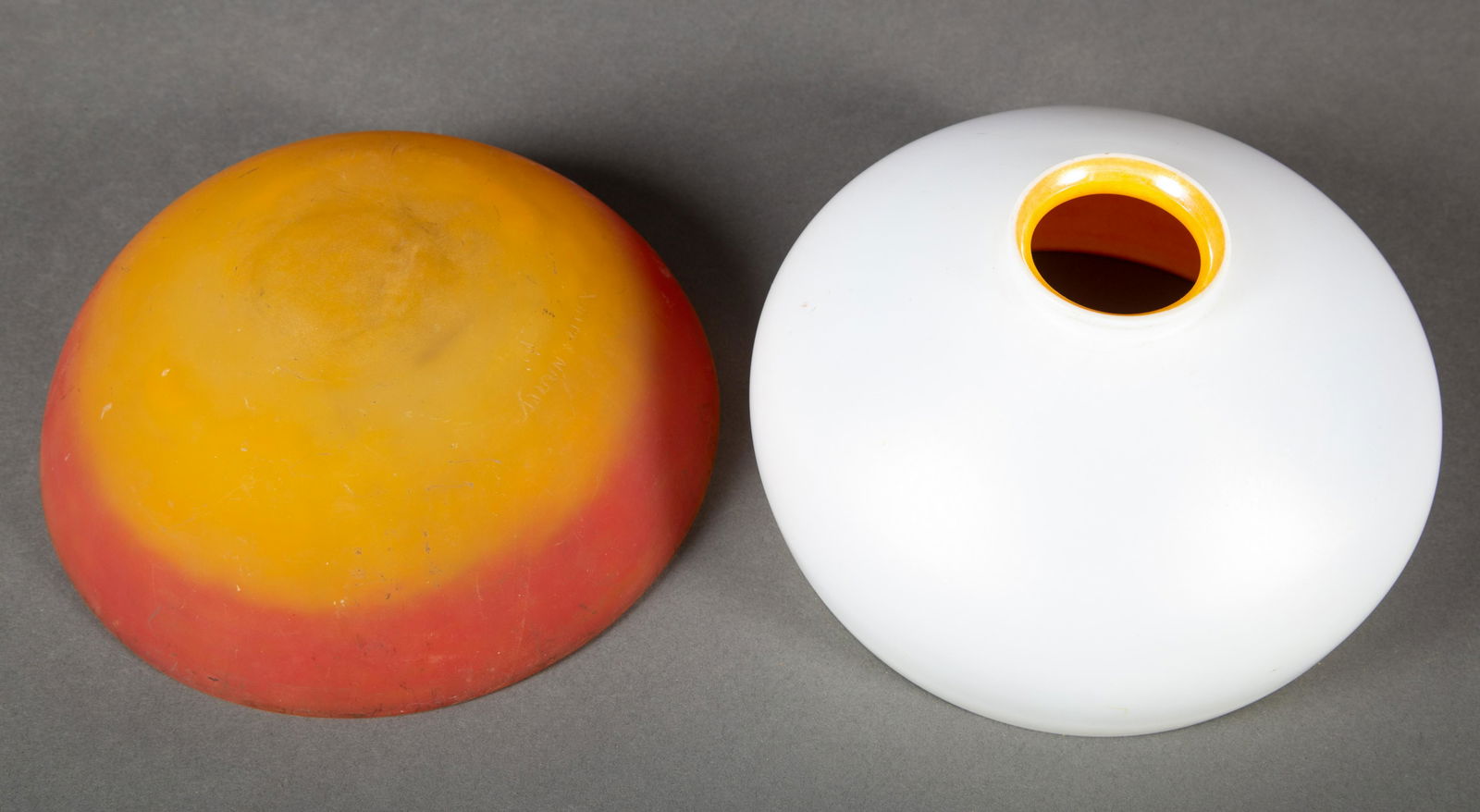 Daum Pate de Verre Shade w Steuben Art Glass Shade (1 of 9)