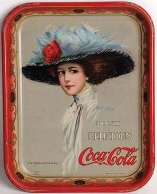 22 1909 Coca Cola Hamilton King Art Work Postcard Sep 17 11 Richard Opfer Auctioneering Inc In Ky