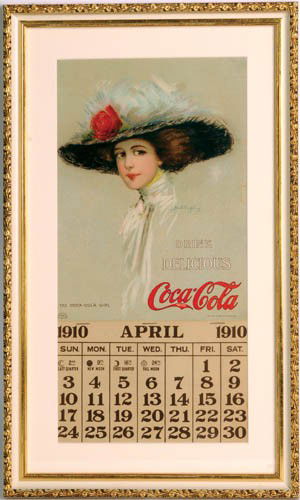 21 1910 Coca Cola Hamilton King Art Calendar Sep 17 11 Richard Opfer Auctioneering Inc In Ky