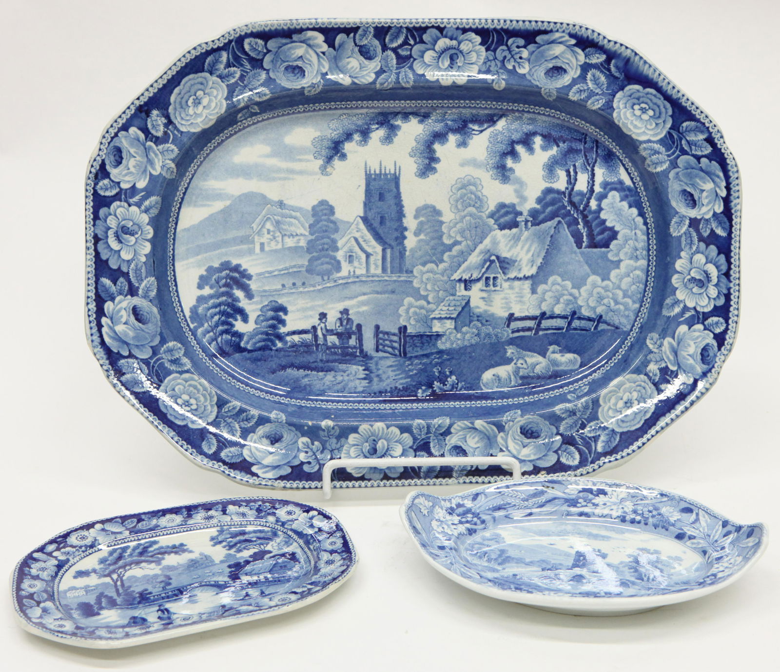 BLUE TRANSFERWARE (3) (1 of 3)