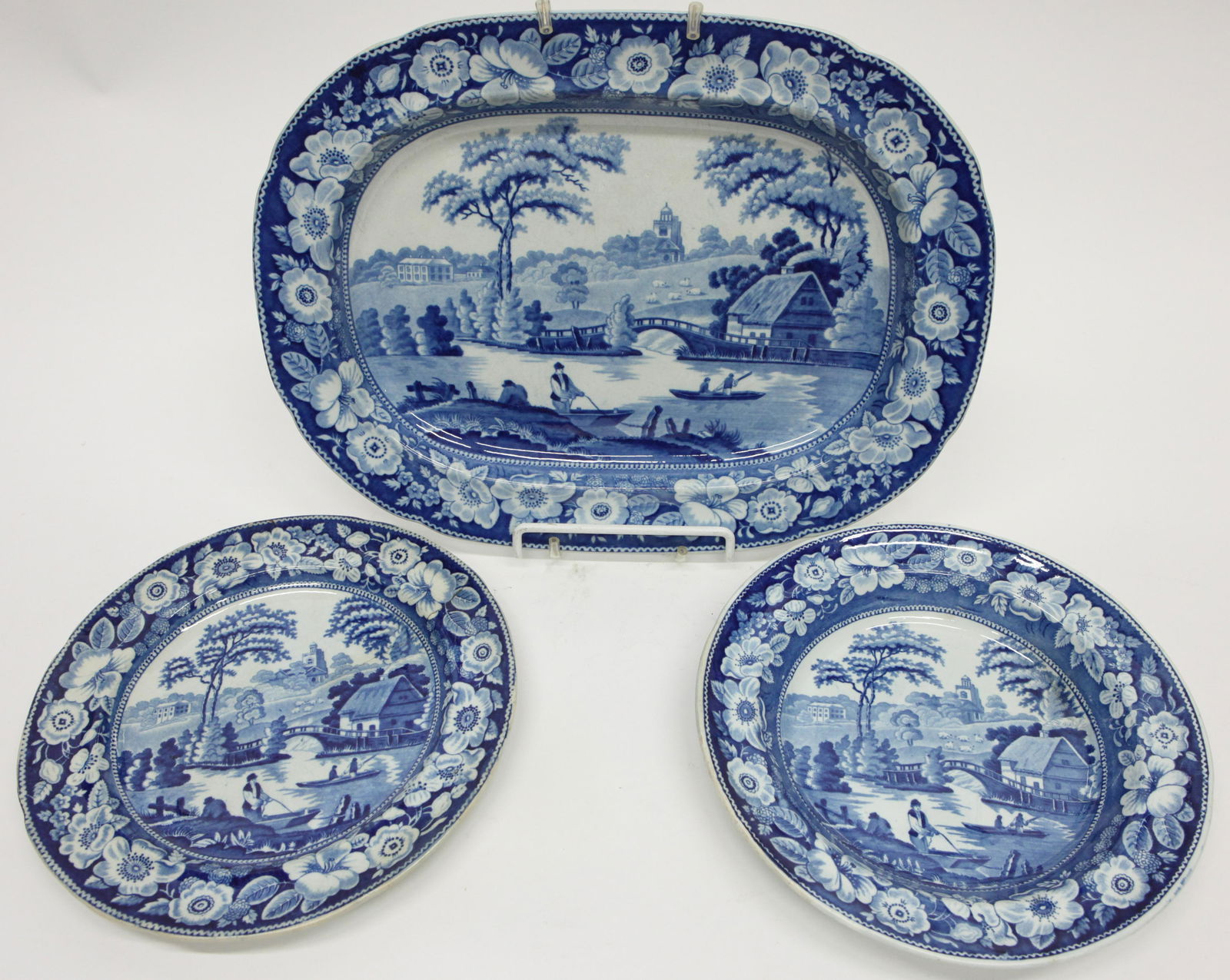 BLUE TRANSFERWARE (3) (1 of 3)