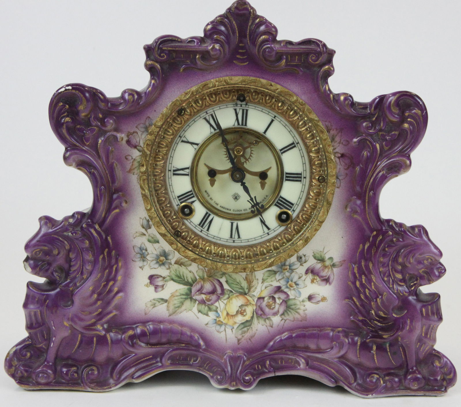 ANSONIA MANTLE CLOCK (1 of 3)