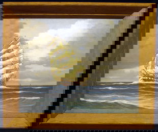 380 J Winfried Clipper Ship Painting Jul 23 2006 Burchard