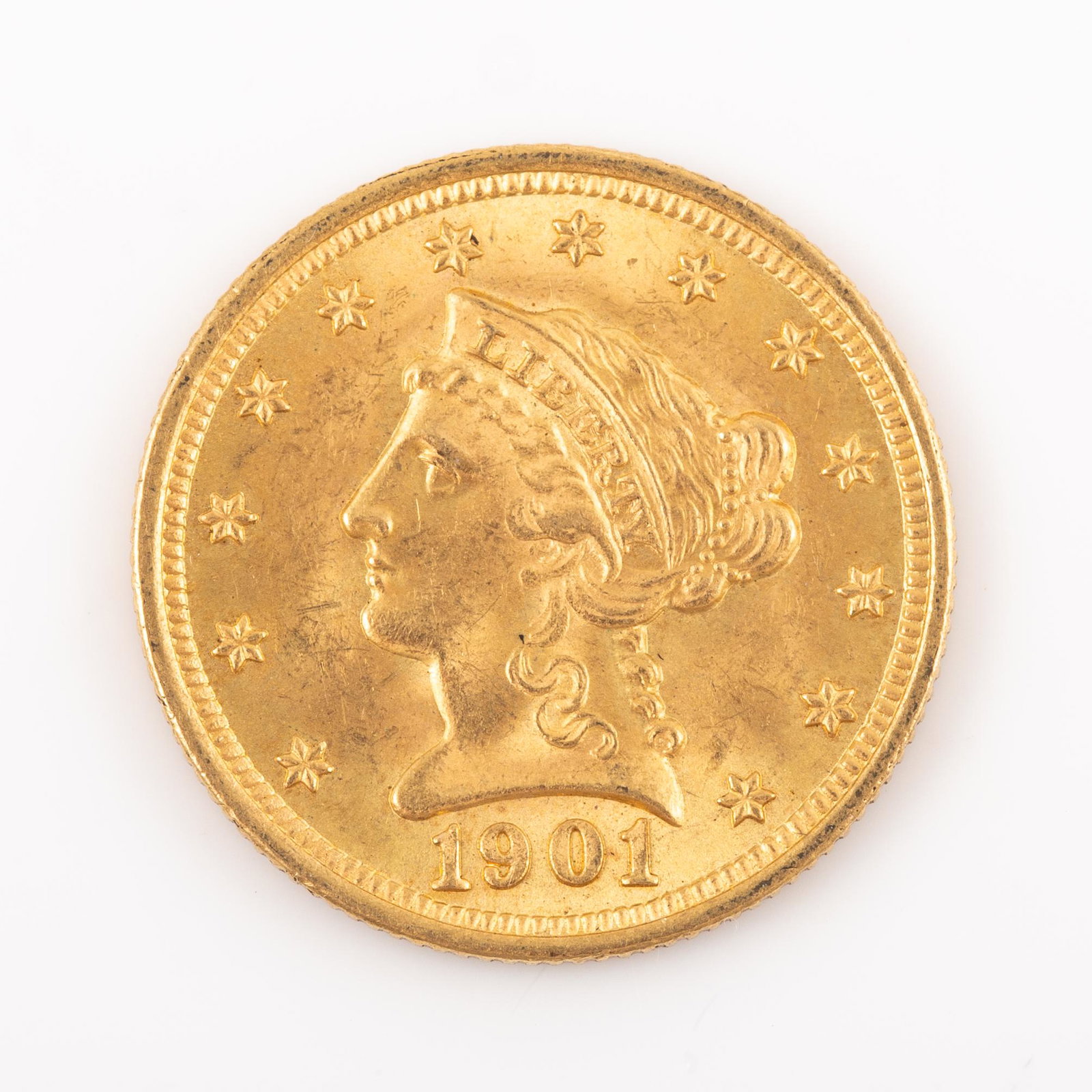 1901 $2 1/2 GOLD COIN (1 of 2)