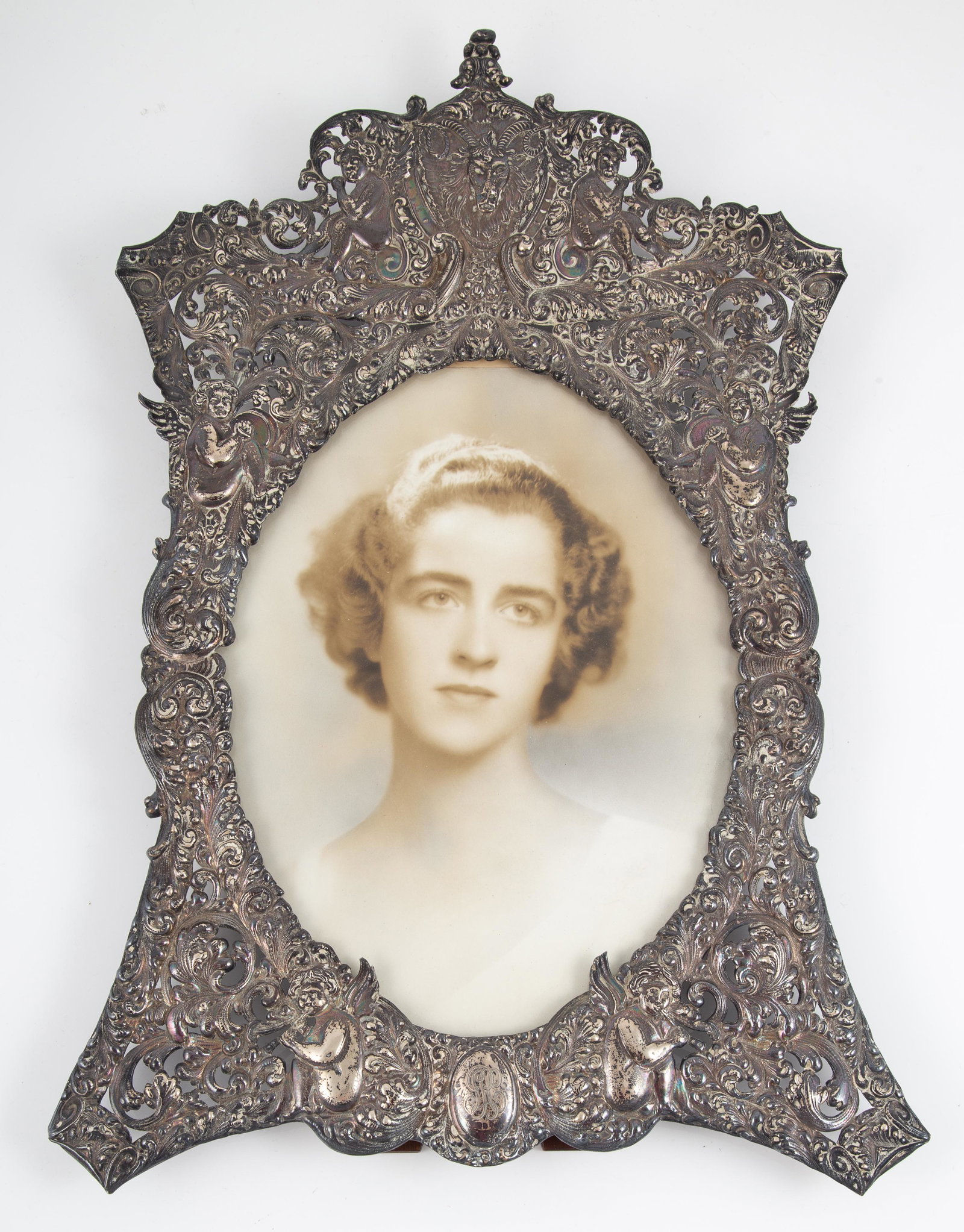 SILVER DRESSER MIRROR (1 of 5)