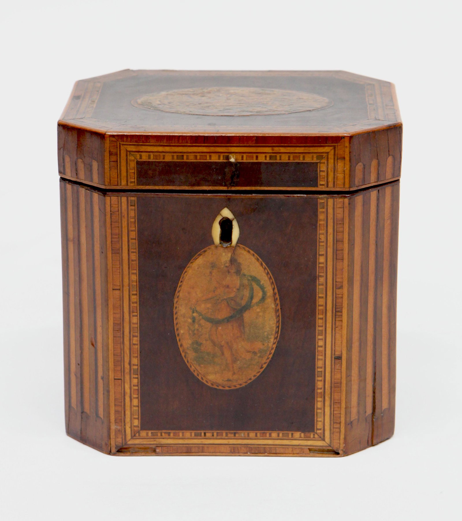 ANTIQUE TEA CADDY (1 of 3)