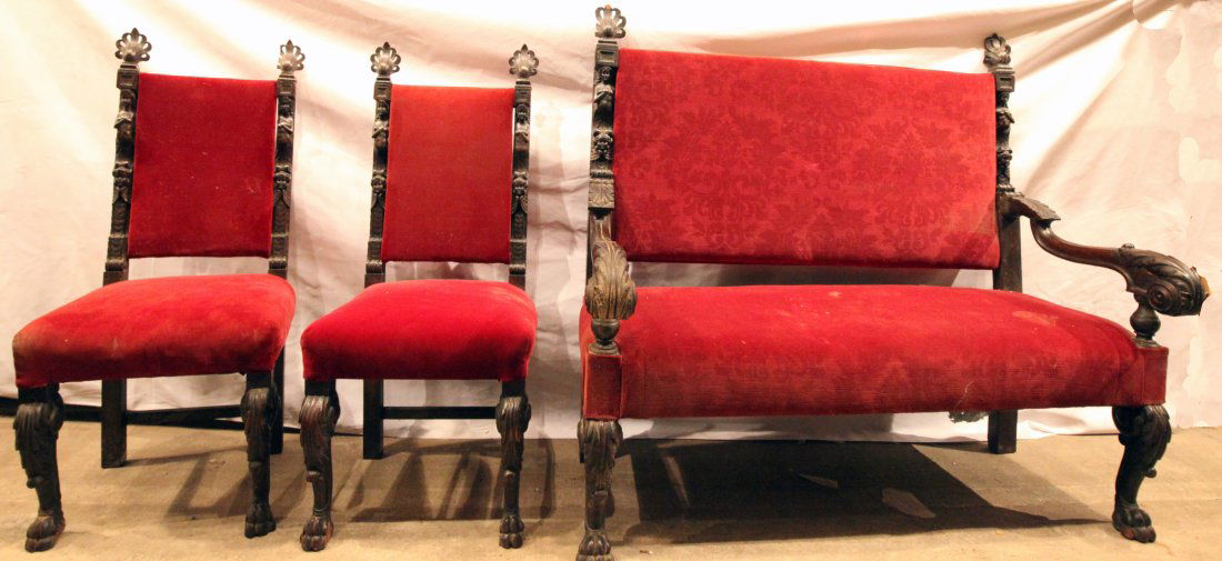 (3) ANTIQUE PARLOR SUITE (1 of 7)