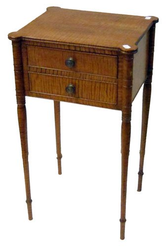 TIGER MAPLE WORK TABLE