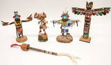 KACHINAS / TOTEM (5) PIECES