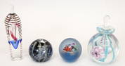 ARTISAN PAPERWEIGHTS (4)