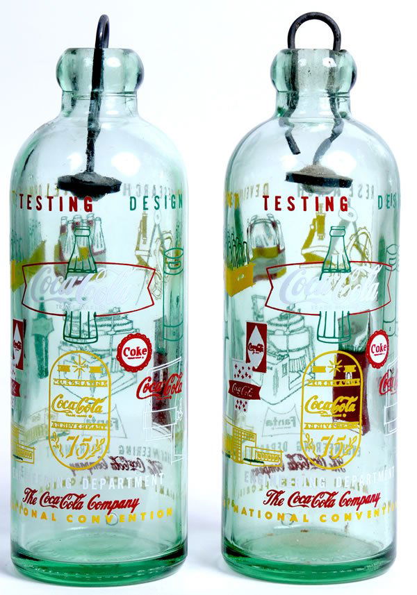 125 PAIR OF 1961 HUTCHINSON COCACOLA BOTTLES