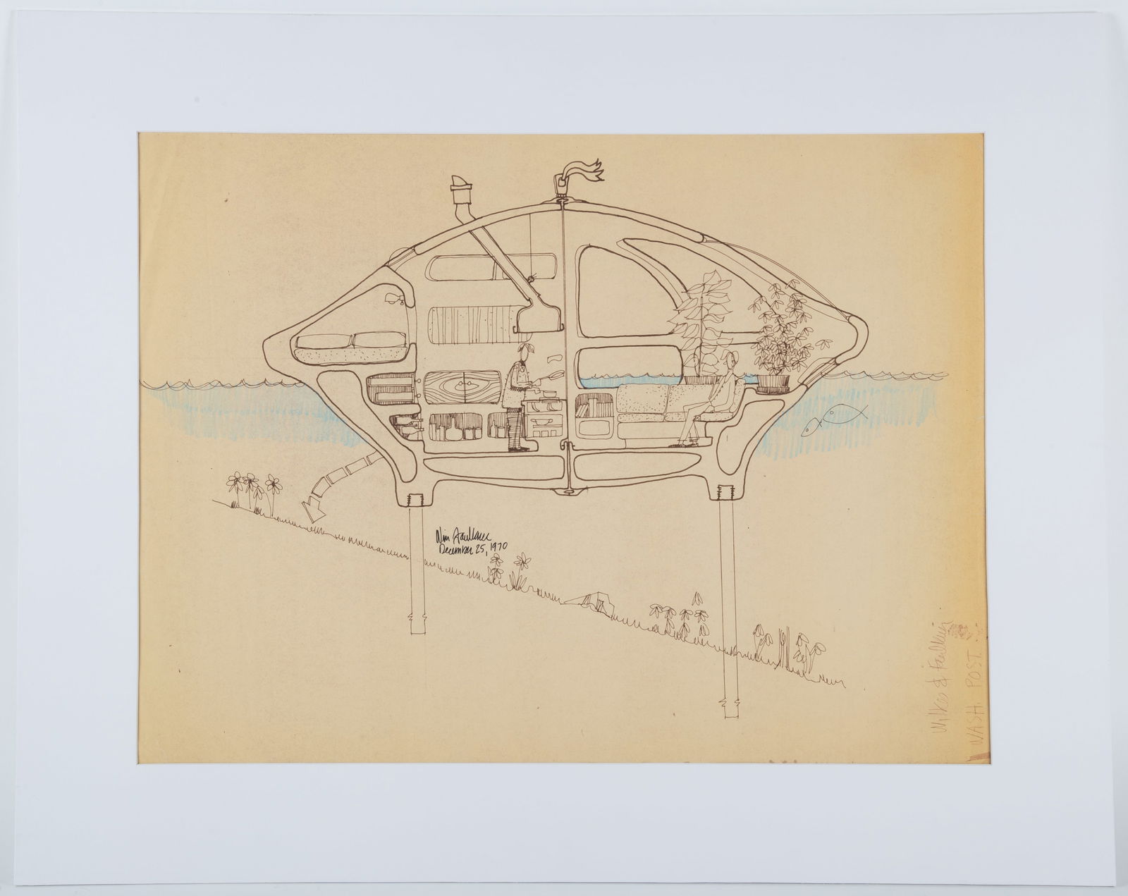 ARCHITECTURAL DESIGN SKETCH – FAULKNER (1 of 3)