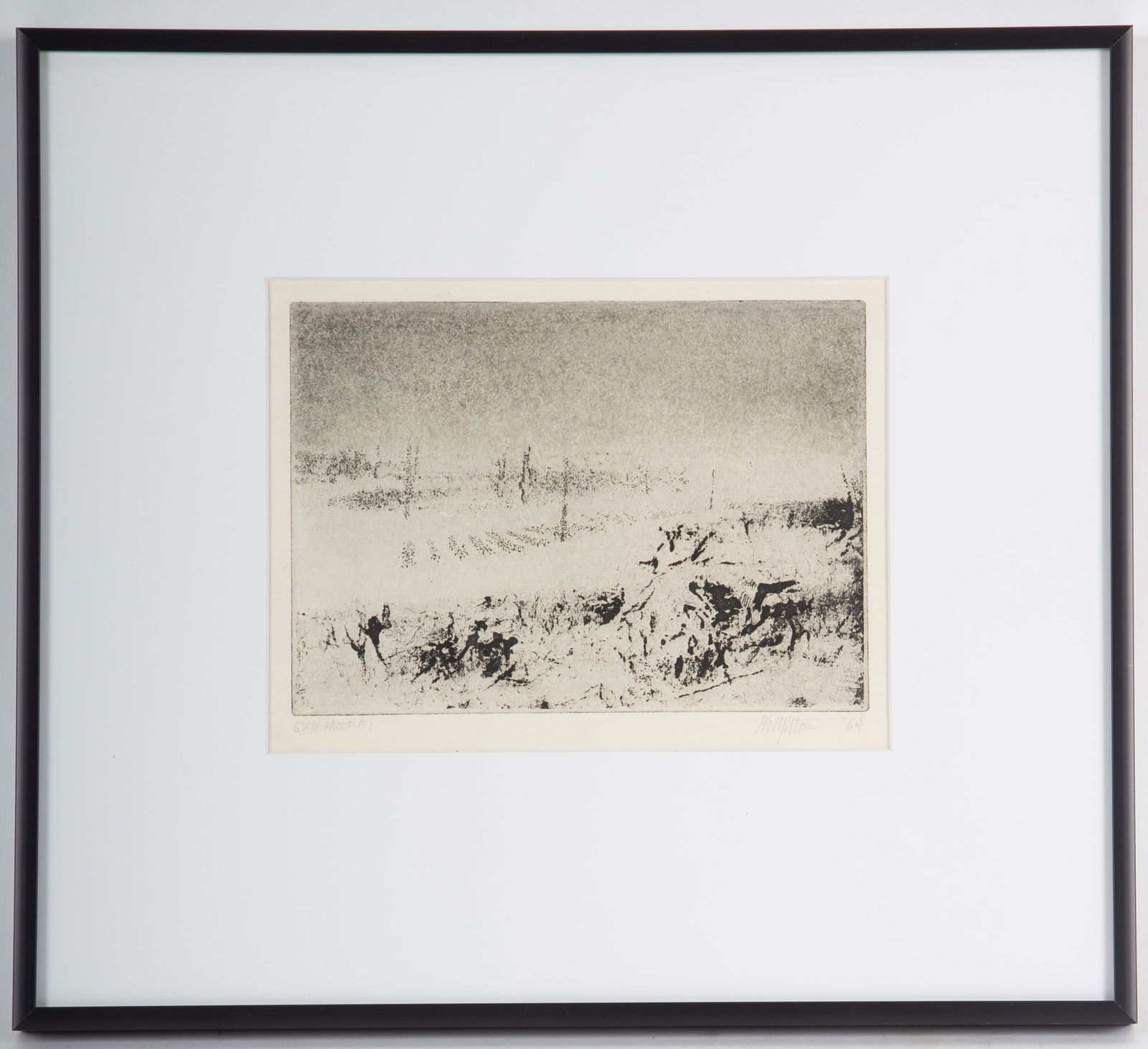 PETER MILTON ETCHING - SIGNED (1 of 3)