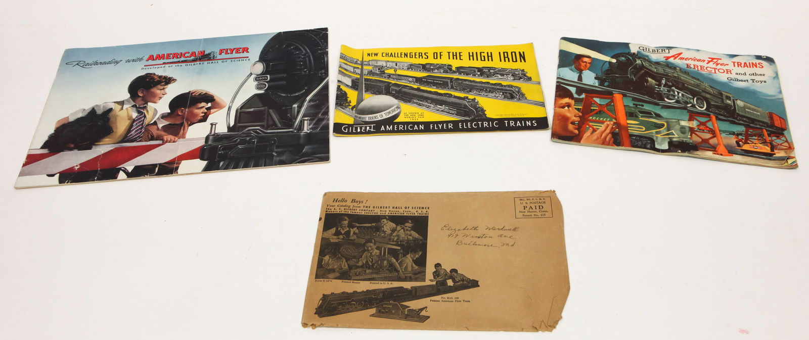 (4) PCS. PAPER EPHEMERA AMERICAN FLYER CATALOGS (1 of 11)