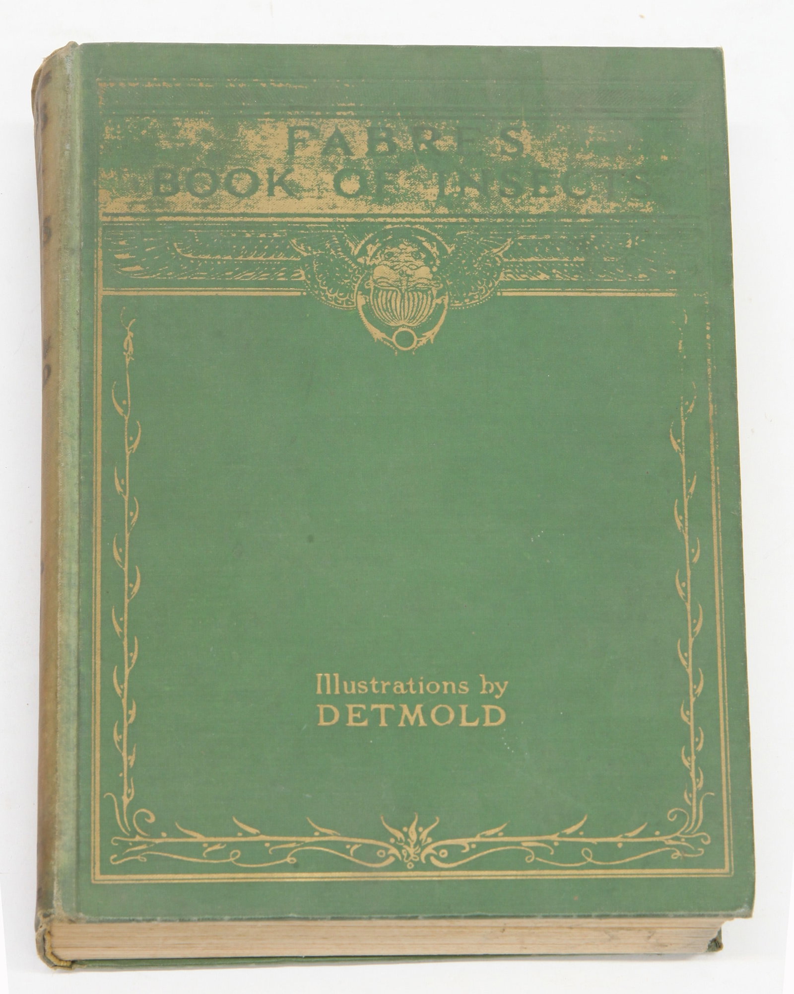 FABRE'S BOOK OF INSECTS: Hardcover, illustrated by Detmold, dated 1936; normal wear; 10" x 8", G-VG