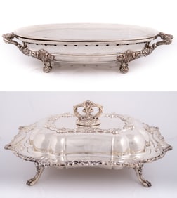 PLATED WARMING DISHES (2)