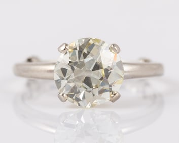 2.88 CARAT DIAMOND SOLITAIRE RING - GIA CERTIFICATE