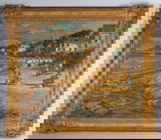 WAYNE MORRELL BEACH PAINTING