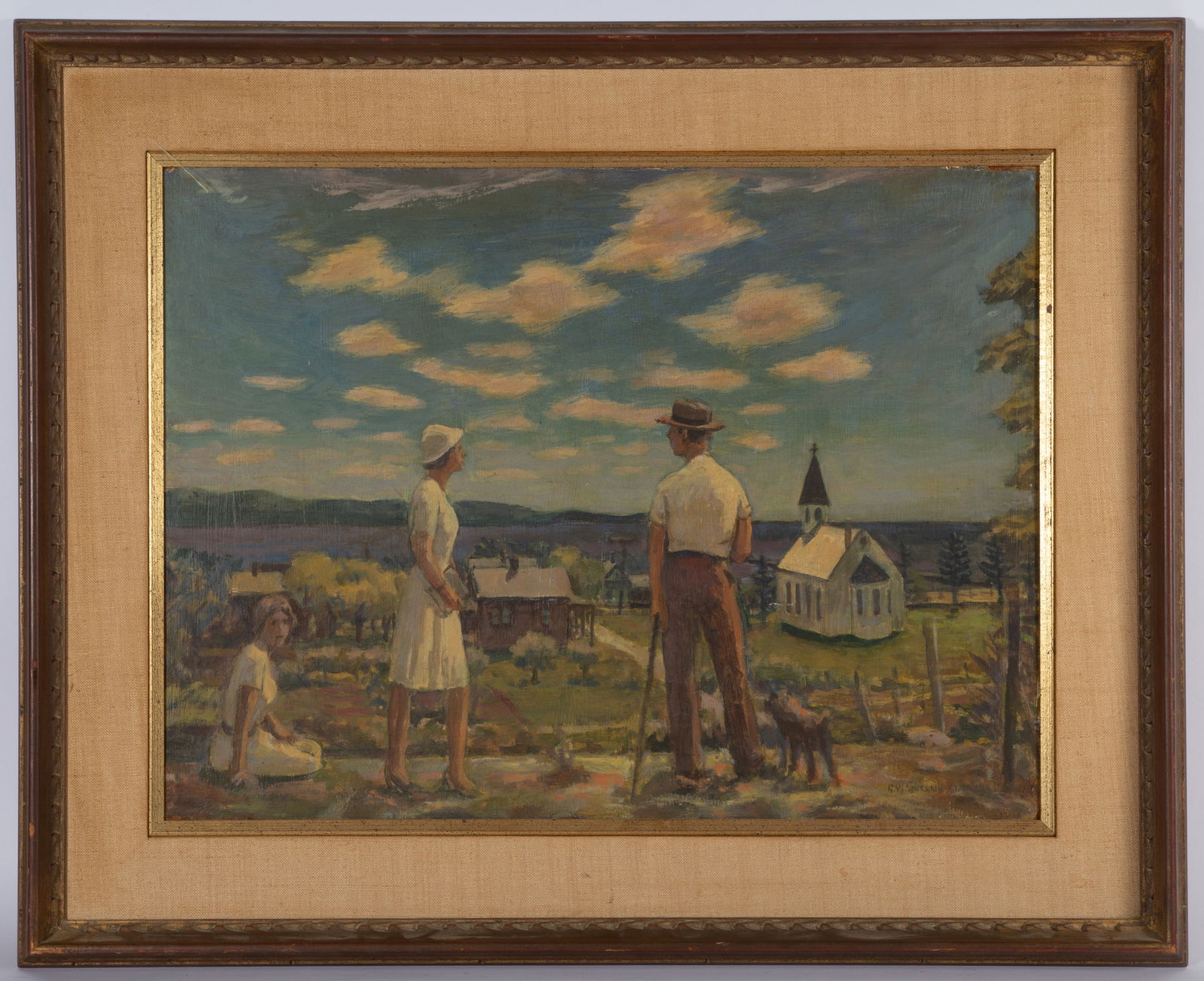 G. V. SINCLAIR PAINTING (1 of 2)