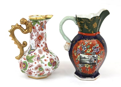 MASON'S IRONSTONE PITCHERS (2)