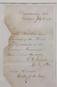 CIVIL WAR ERA MEMORANDUM