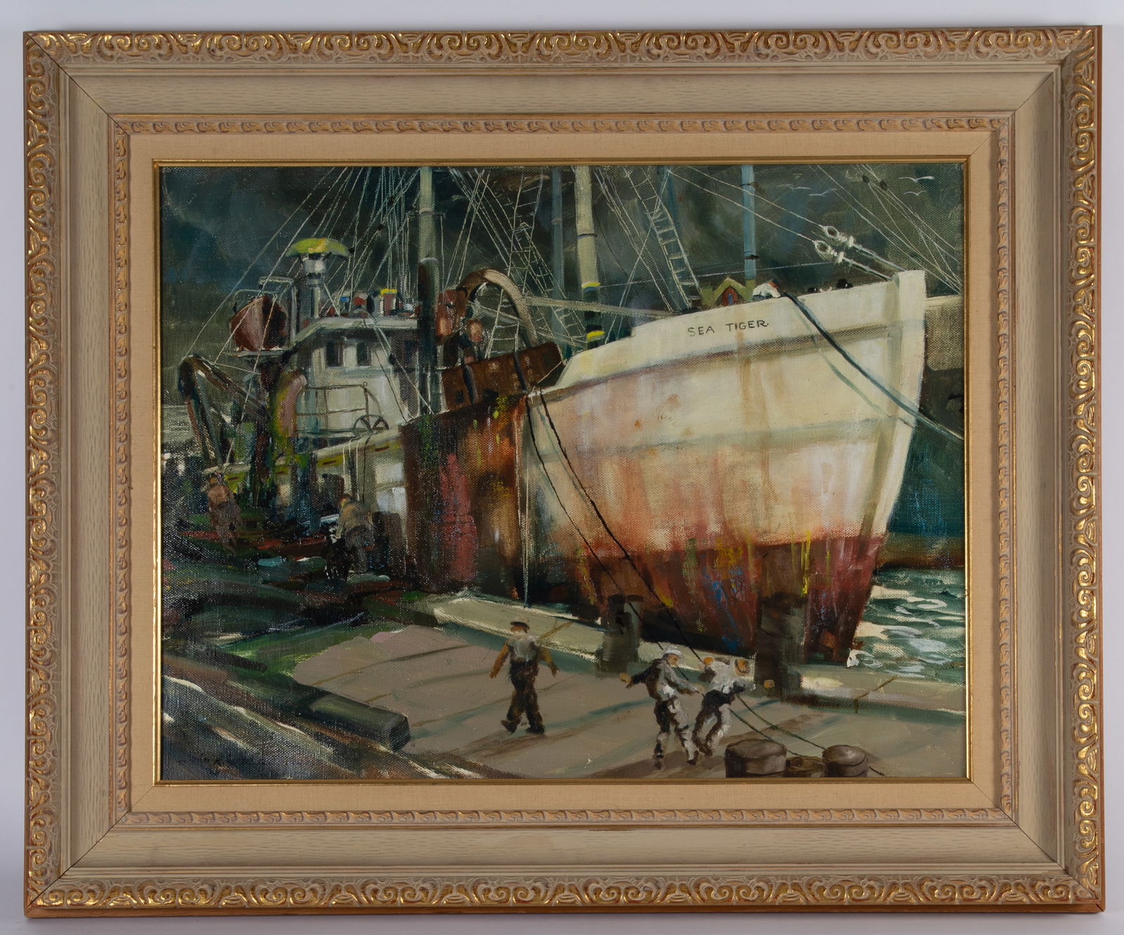 JOHN GRABACH HARBOR PAINTING (1 of 3)