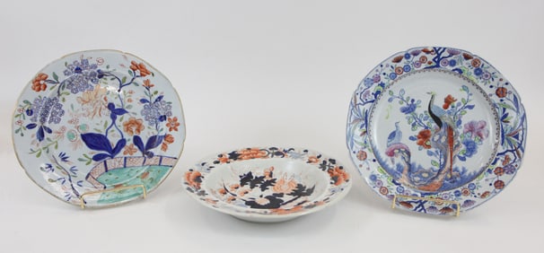 IRONSTONE DISHES (3)