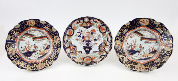 MASON'S IRONSTONE PLATES (3)