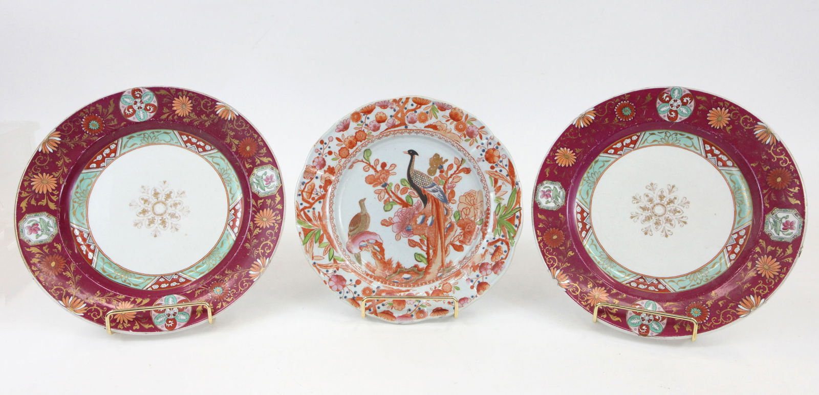 MASON'S IRONSTONE PLATES (3) (1 of 3)