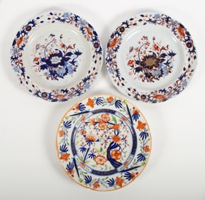 IRONSTONE PLATES (3)