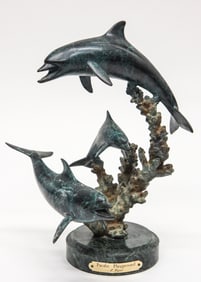 J. WYATT DOLPHIN BRONZE