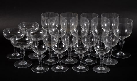 (20) PCS. BACCARAT STEMWARE